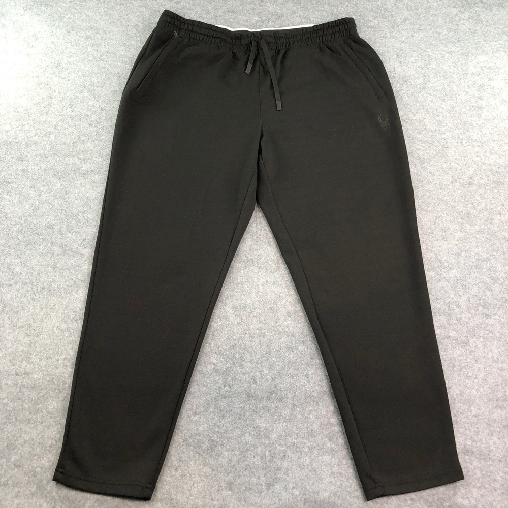 Spyder Active Mens XL Black Jogger Pants Athleisure Casual
